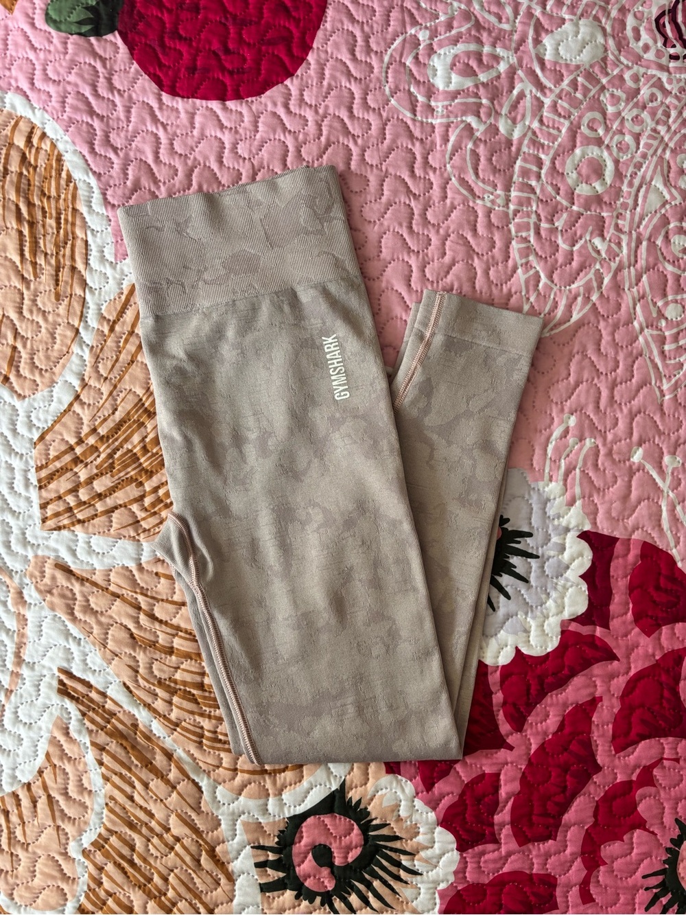 Gymshark Taupe Seamless High-Rise Leggings
